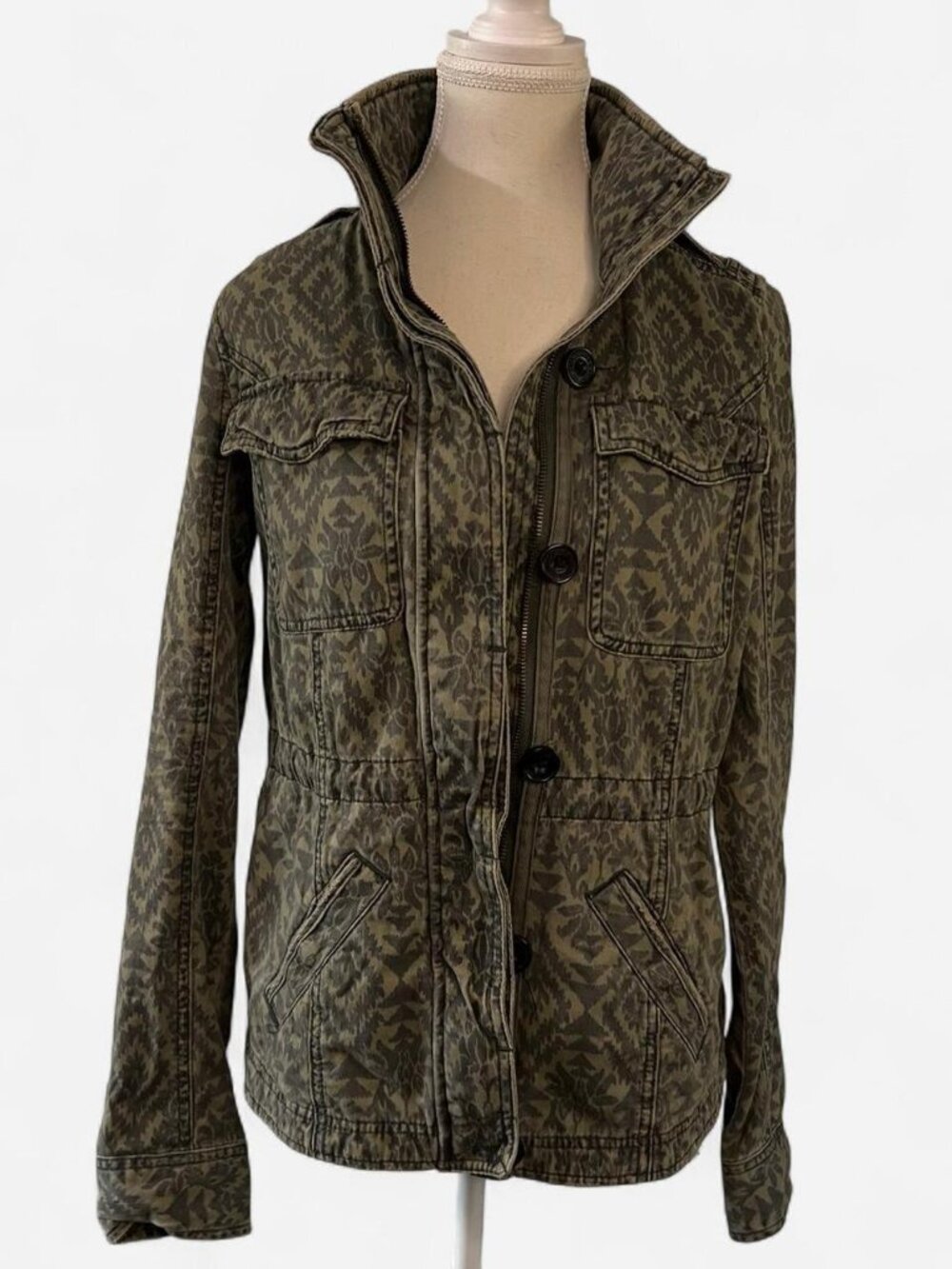 ⭐ABERCROMBIE & FITCH⭐ Army Green Utility Jacket - [Size Small]